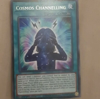LED7-EN036 Cosmos Channelling | 1st Edition Rare YuGiOh Trading Card Game Spell - Photo 1/2