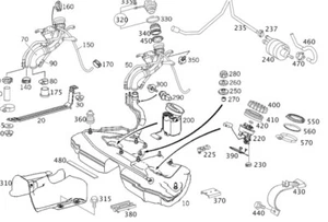 Auxiliary Pump. Mercedes-Benz. 209-470-05-94. Compatibility in description. - Picture 1 of 5