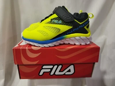 FILA Galaxia 3 Strap Shoes, Boys, Infant Size 6, Yellow **BRAND NEW** - Image 1 of 4