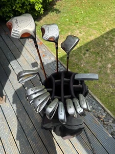 STARTER SET OF MENS SLAZENGER & HIPPO GOLF CLUBS IN A BAG. FREE POST - Picture 1 of 10