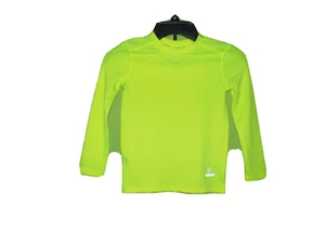 Starter Neon Yellow Long Sleeve T-shirt Medium 8 Boys New Childs T-shirt - Picture 1 of 2
