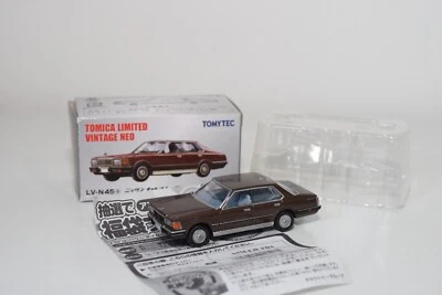A94 1:64 3 INCH TOMICA TOMY VINTAGE LV-N45A NISSAN CEDRIC 4 PORTE HARDTOP MIB - Immagine 1 di 4