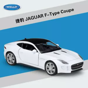 Welly 1:36 Jaguar F-Type Coupe Diecast Metal Model Pullback Car New in Box - Picture 1 of 7