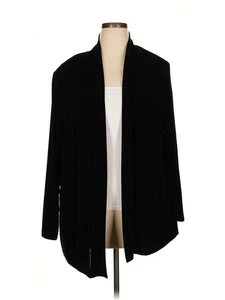 Vikki Vi Women Black Blazer 2X Plus - Picture 1 of 4