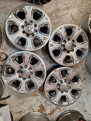 2014-2018 DODGE RAM 2500 3500 de fábrica fabricante de equipamento original 20" rodas aros conjunto de 4 FRETE GRÁTIS - Imagem 1 de 4