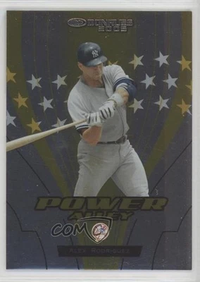 2005 Donruss Power Alley Yellow /100 Alex Rodriguez #PA-4 - Image 1 of 2