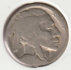 1920 US Indian Head Buffalo Nickel PARTIAL DATE 105 Year Old Collection Coin USA - Picture 1 of 2