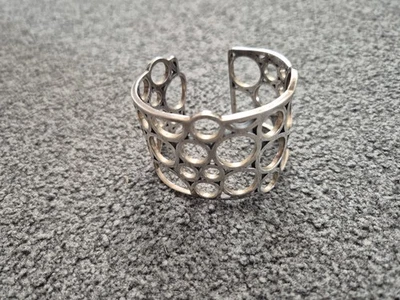 Georg Jensen Sterling Silver Cuff Bangle #466 - Image 1 of 3