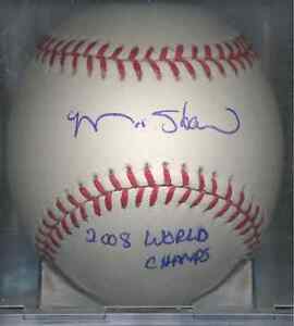 Matt Stairs Philadelphia Phillies 2008 WORLD CHAMPS OML Autographed Baseball COA