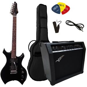 E-Gitarre-XE-600, im Set, mit Verstärker GW25, Tasche, Band,3xPik, Kabel, MSA!n