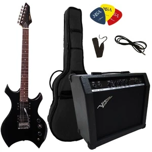 E-Gitarre-XE-600, im Set, mit Verstärker GW25, Tasche, Band,3xPik, Kabel, MSA!n - Bild 1 von 5