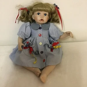 Hamilton Collection Cindy Marschner Rolfe Porcelain Kayla Doll - Picture 1 of 5