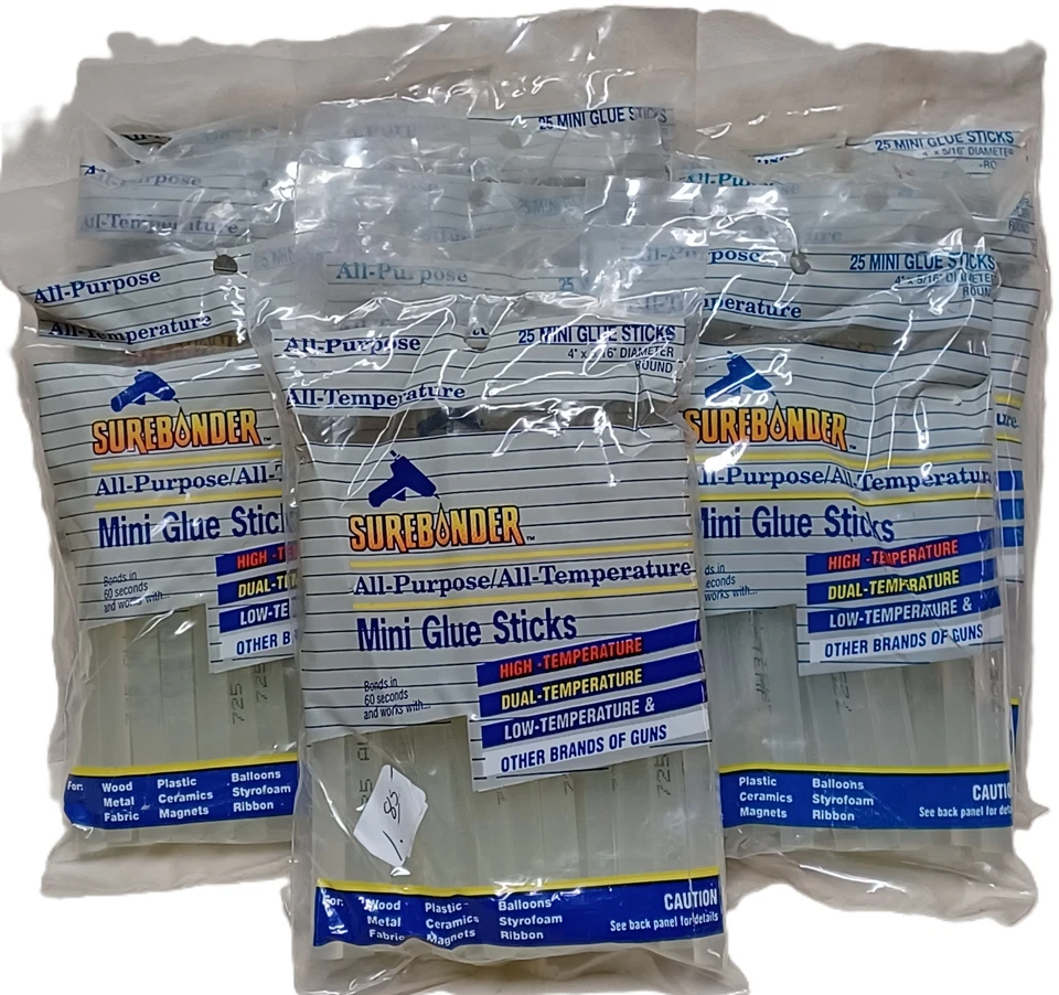 Mini palos de pegamento Surebonder multiusos de 4" Foto 1 de 1