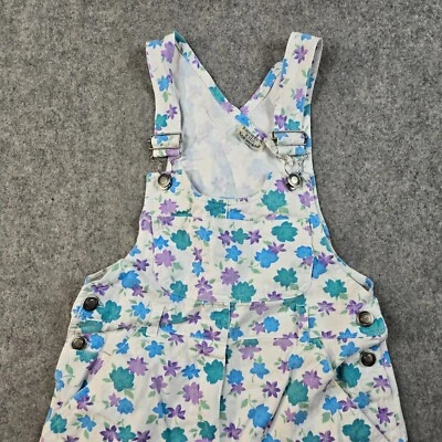 Mono corto floral vintage años 90 Rachel's niños niñas talla 10 verano primavera Foto 1 de 4