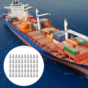 50 x Stainless Steel Hex Bolt Flange Hexagon Screws for Home M6x12mm - Picture 1 of 9