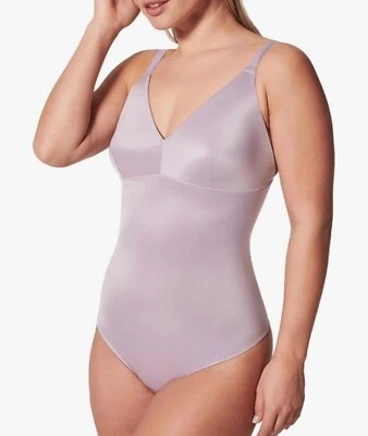 SPANX атласной формы Lt орхидеи фиолетовый стринги боди маленький S - Изображение 1 из 4