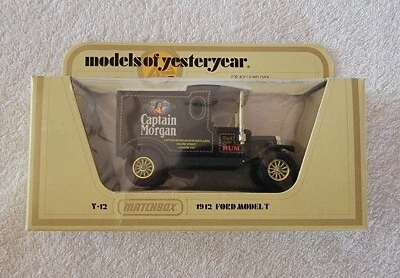 Matchbox Models of Yesteryear Y-12 1912 Ford T Captain Morgan Rum 1:35 - Image 1 of 4