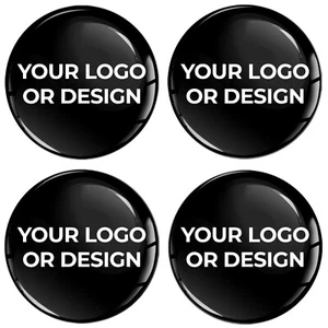 4 pegatinas personalizadas Doming Gel pegatinas coche Custom Stickers texto deseado - Imagen 1 de 5