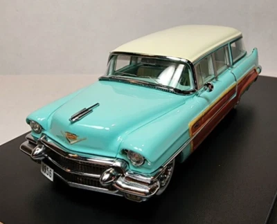 Cadillac Viewmaster Hess & Eisenhardt 1956 turquesa/blanco GLM 1:43 ¡IMPRESIONANTE!! Foto 1 de 4