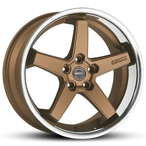 HOLDEN COMMODORE 20 INCH STAGGERED GT FORM LEGACY BRONZE WHEELS VE VF VZ SSV