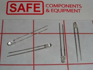 L-934SRC-D LED QTY-20 Super Bright Red 660nm Clear 50* 2.5V Thru Hole Mnt MM-482 - Picture 1 of 2