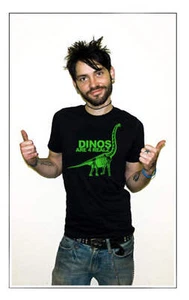 Dinos Are 4 Realz Fossil Funny Dinosaur T-Rex BG Shirt - Picture 1 of 17