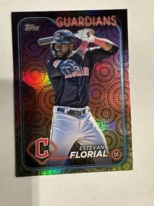 2024 Topps Series 2 (HOLIDAY FOIL) #531 Estevan Florial, Cleveland Guardians - Picture 1 of 2