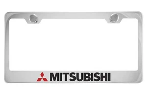 Marco de placa cromada para Mitsubishi - Imagen 1 de 1