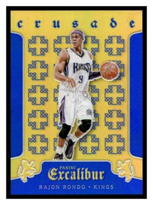 Rajon Rondo 2015 Panini Excalibur 92  SN199  Crusade Blue