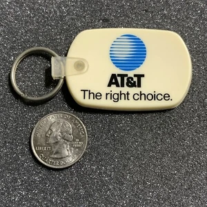 AT&T Telefon Die richtige Wahl Vintage Schlüsselanhänger Schlüsselring #41221 - Bild 1 von 2