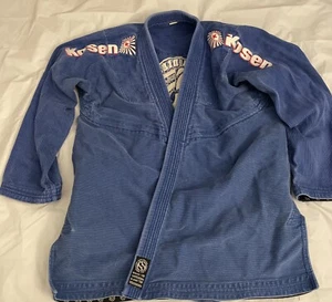 BJJ Gi Kosen blaue Jacke San Diego Brazilian Jiu-Jitsu Performance Wear siehe Bild - Bild 1 von 11