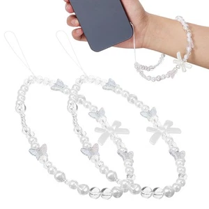2 szt. Łańcuszek do telefonu komórkowego Miss Esthetic Charm Cell Beads Smycz - Zdjęcie 1 z 11