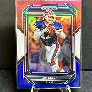 Jim Kelly Buffalo Bills 2022 Panini Prizm Red White and Blue - Picture 1 of 2