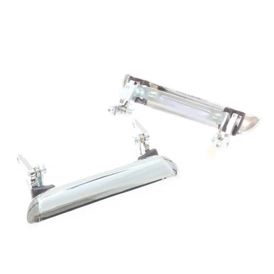 PAIR CHROME DOOR HANDLES FIT NISSAN DATSUN BLUEBIRD 1300 1600 510 240Z 260Z 280Z - Bild 1 von 4