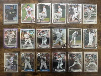 Lote de 40 tarjetas de los Tigres de Detroit. Cromo, Galería, Serie Uno, Bowman y Más! Foto 1 de 3
