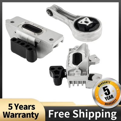 3Pcs Engine Motor & Trans Mount Set For Dodge Journey 2.4L 2011 2012-2015 2016 - Image 1 of 4