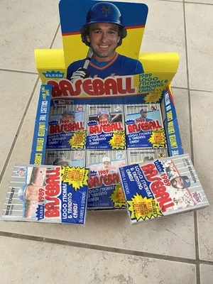 8 paquetes de béisbol FLEER VIOLONCHELO 1989 DE BBCE CAJA ENVÍO GRATUITO. Error Ripken Foto 1 de 4