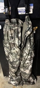 CABELAS MT050 GORE-TEX EXTREME THINSULATE HUNTING BIBS, MEN'S XL, O2 OCTANE CAMO - Picture 1 of 10