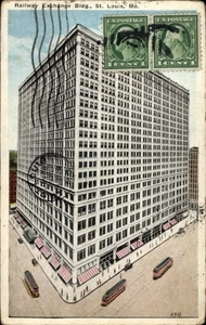 Postal Saint Louis Missouri EE. UU., edificio de la bolsa de ferrocarril - 4800166 - Imagen 1 de 2