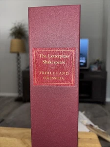 Troilus And Cressida The Folio Society #95 Letterpress Shakespeare - Picture 1 of 8