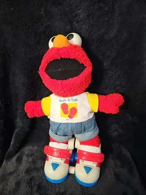 Walk and Talk Elmo Tyco 1997 Plaza Sésamo Jim Henson FUNCIONA De colección Foto 1 de 4