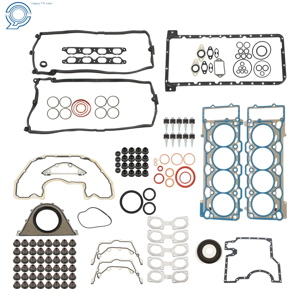 Kit de juntas de revisión de reconstrucción de motor N62B44 para BMW 545i 645Ci X5 E53 E60 E63 E65 Foto 1 de 4