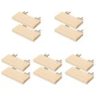 10 Pcs Bird Bed For Cage Parakeet Rectangle Stand Supply Rope Perch Parrot