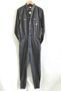 Standard Issue NYC Jumpsuit/Streetwear Gray Cotton Pockets Long Sleeve Size M - Picture 1 of 12