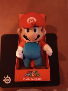 Super Mario 16 Inch Plush Backpack Nintendo NEW - Picture 1 of 4