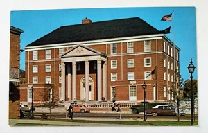 Indiana PA Pennsylvania 1970s County Court House Old Cars VW Bug Postcard L3 - Picture 1 of 2