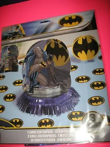 Batman Table Decorating Kit Superhero Birthday Decorations Party Supplies BatMan - Picture 1 of 3