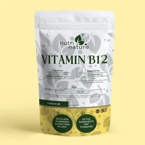 Vitamin B12 HIGH STRENGTH Methylcobalamin 2500mcg - Picture 1 of 14