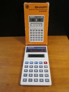 Calculadora Solar Sharp Elsi Mate EL-240 con Caja - Imagen 1 de 12