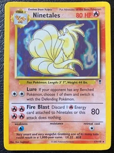 Pokémon TCG - Vintage WOTC - Ninetales #17/110 - Legendary Collection - Holo LP - Picture 1 of 10